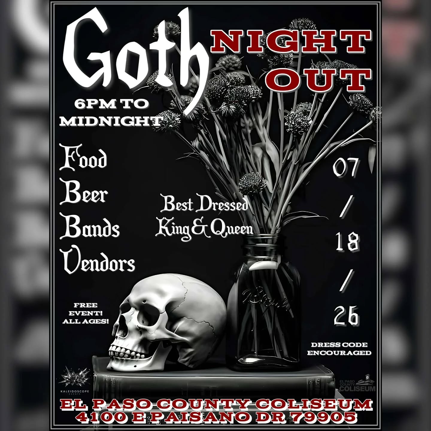 Goth Night Out — July 18th